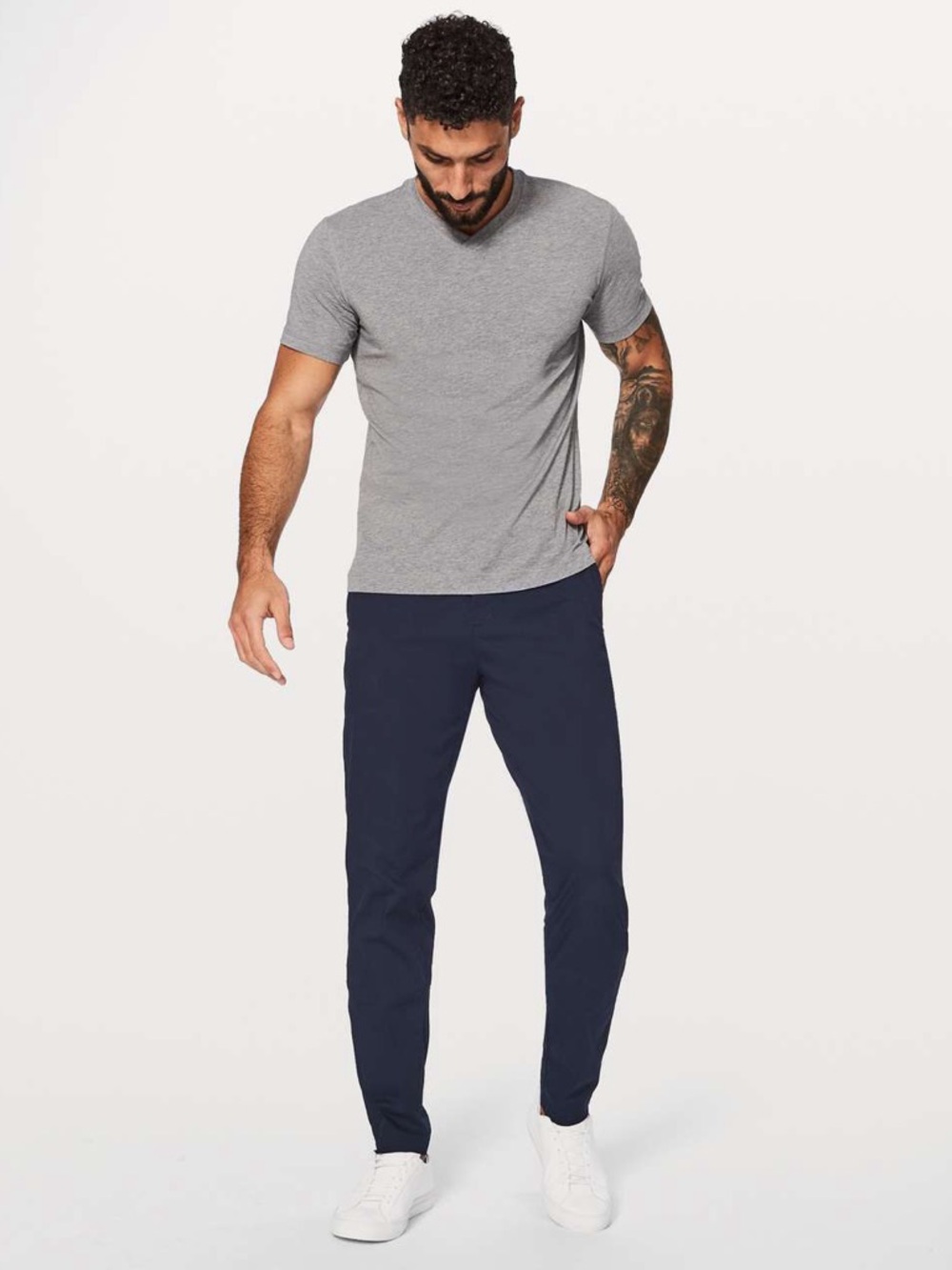 Men's Lululemon Commission Pants Navy 32 - Picture 2 of 6